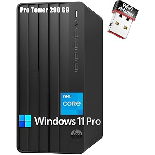 DESKTOP HP 290 MT 8GB RAM 512GB SSD WIN11Pro Ci5 with MONITOR 21.5"