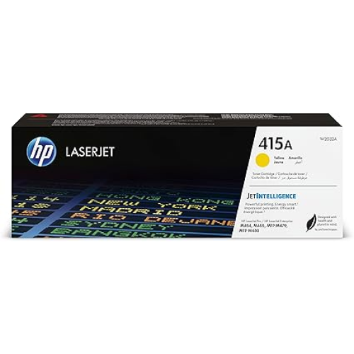 HP 415A - Yellow - original - LaserJet - toner cartridge (W2032A) - for Color LaserJet Pro M454, MFP M479